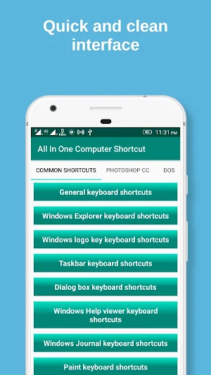 Computer And Laptop Software  Shortcut Keys Screenshot 1
