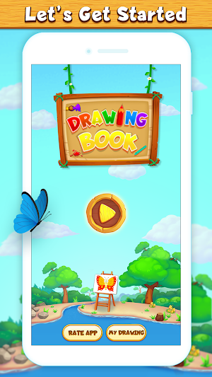 Butterfly Coloring Book Pages Screenshot 0