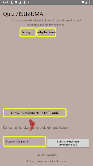 Mategeko y umuhanda V3 Screenshot 1