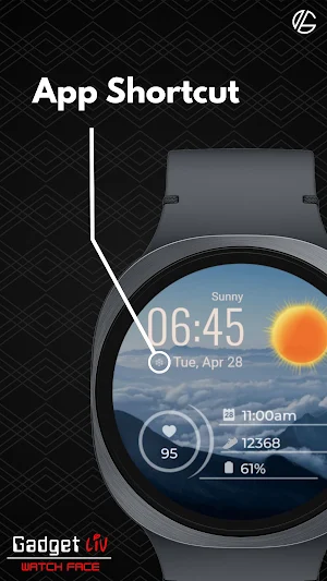 Weather Digital Watch Face Screenshot 3