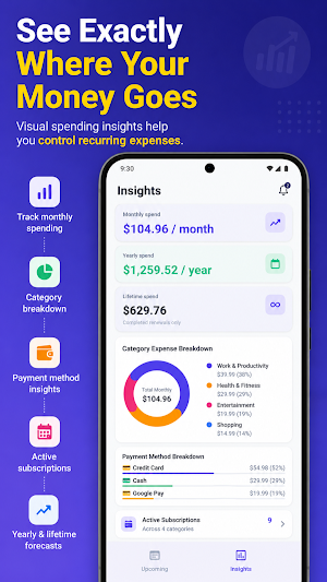 Renew Scout - Subscriptions Screenshot 3