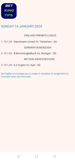 Bet king tips - Sure Tips Screenshot 3