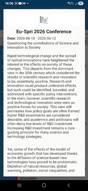 EU-SPRI Annual Conference 2026 Screenshot 2