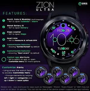 ZION Ultra - watch face Screenshot 3