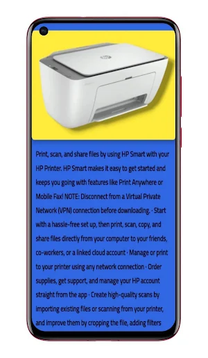 Hp DeskJet 2700 eSeries advice Screenshot 1