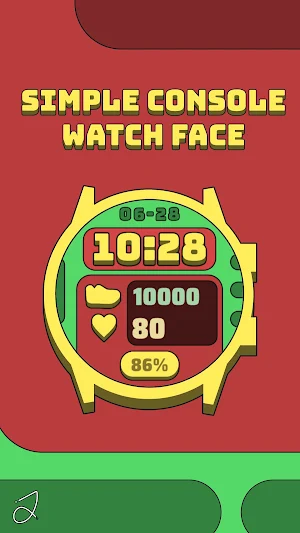 Simple Console Watch Face Screenshot 0