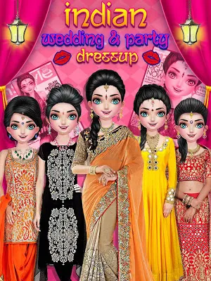 Big Fat Indian Wedding : Makeup and Dressup Games Screenshot 3