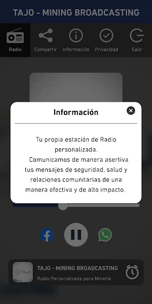 TAJO - MINING BROADCASTING Screenshot 1