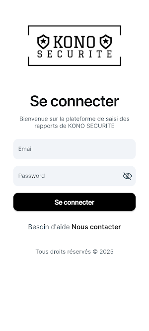 KONO SECURITE Screenshot 0