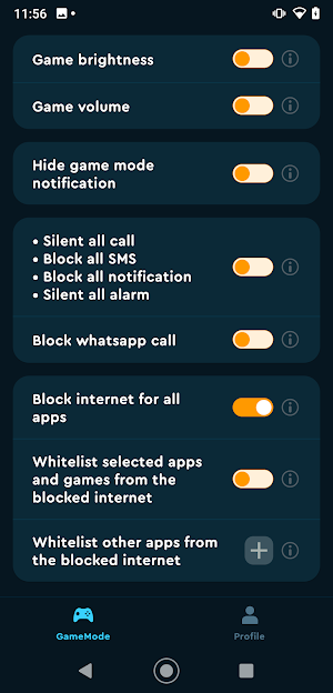GameModeX - Game Booster PRO Screenshot 1