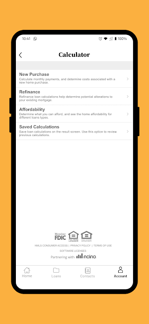 Avidia Mortgage App Screenshot 1