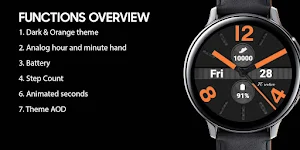 Dark & Bold Watch Face Screenshot 1