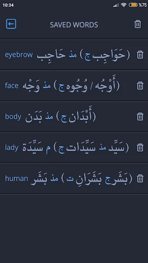 Arabic Words Screenshot 2