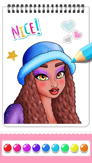 Black Girls Coloring Book Screenshot 1