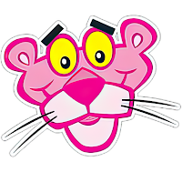 pink phanter stickers