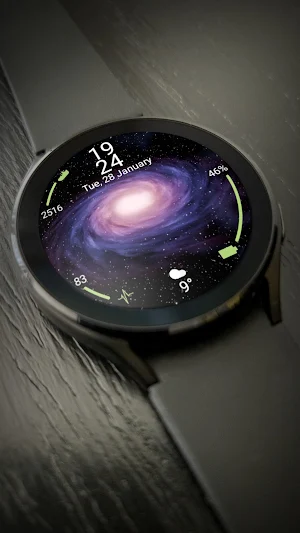 Outer Space Watch Face 2 Screenshot 1