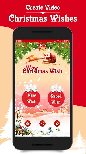 Wow Christmas Wish - Video Maker Screenshot 1