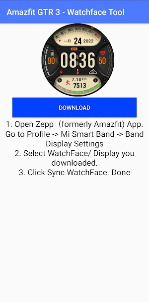 GTR 3 - Watchface Tool Screenshot 3