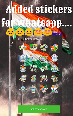 Republic Day Stickers for Whatsapp- (26th January) Screenshot 3