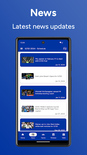 ILT20 2024 - Live Updates Screenshot 1