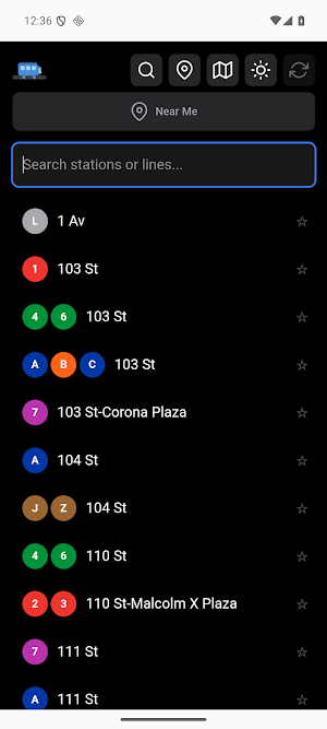 SubwayTimes: NYC Subway Times Screenshot 0