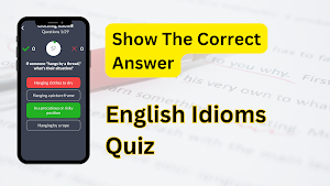 English Idioms Quiz Screenshot 3