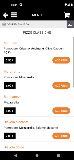 Pizza da romano foce Screenshot 3