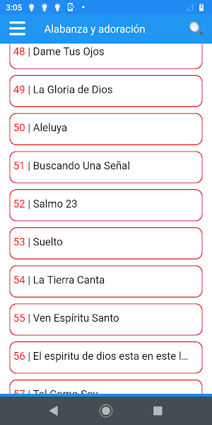 Praise and Worship in Spanish Screenshot 2