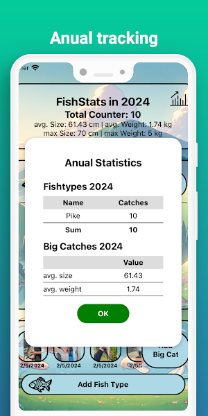 Fish Tracker: Your Fishing Log Screenshot 2