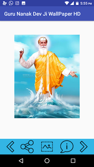 Sikh Guru's Wallpapaers - Guru Nanak Dev Ji Screenshot 2