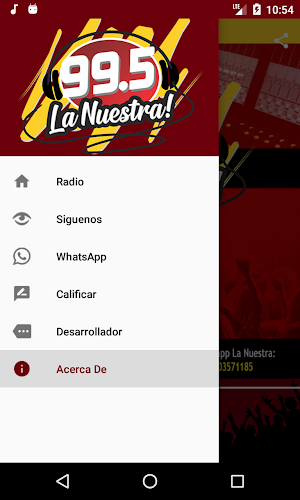 La Nuestra Stereo 99.5 Screenshot 2