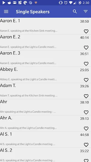 OA Speakers Free (Overeaters) Screenshot 0