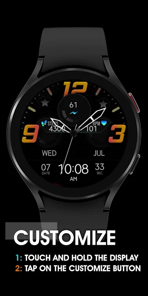 Dream 45 - Hybrid Watch Face Screenshot 2