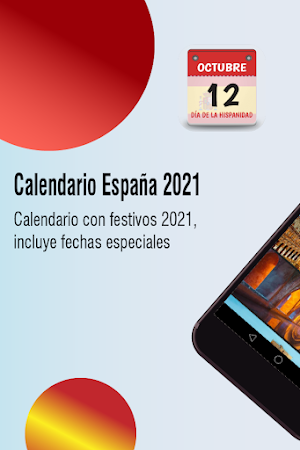 calendario españa 2021, calendario con festivos Screenshot 0