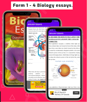 Biology Essays: form 1 - 4. Screenshot 0