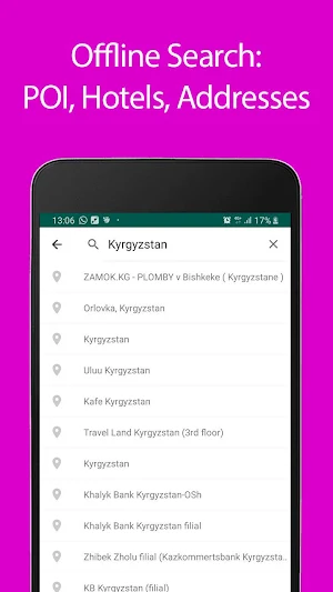 Kyrgyzstan Offline Map and Travel Guide Screenshot 2