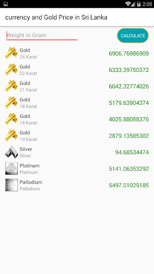 currency & Gold Price in Sri Lanka Screenshot 3