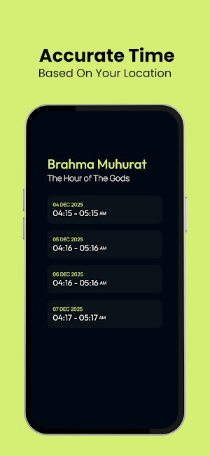 Brahma Muhurta Time Screenshot 1