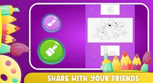 Blue koala coloring Screenshot 2