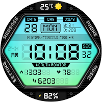 CASIOTORA CTS44 Watch face