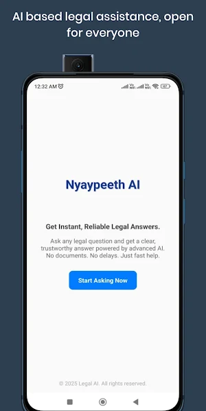 Legal AI Assistant - Nyaypeeth Screenshot 0