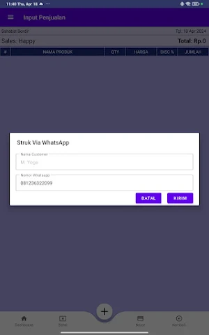 Sales Mobile Screenshot 1