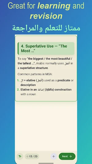 Arabic Grammar - Intermediate Screenshot 3
