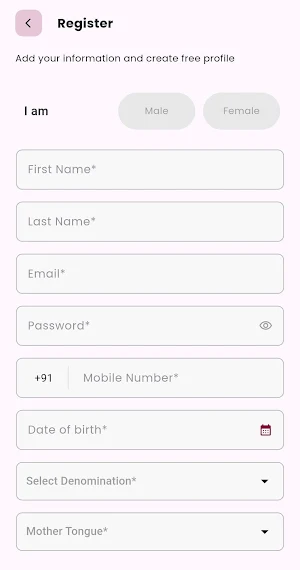 Malayaraya Matrimony Screenshot 1