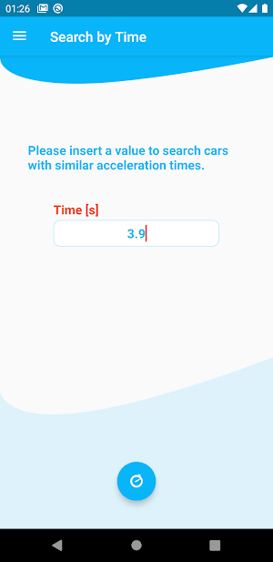 Acceleration time estimation Screenshot 3