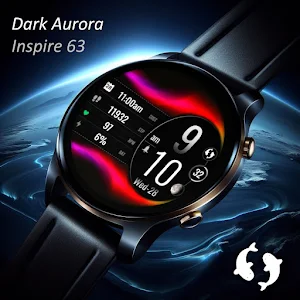 Minimal Black Digital Aurora Screenshot 2