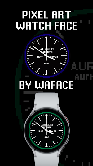 Waface AW09 - Pixel Art Watch Screenshot 0