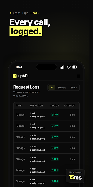upAPI — API Marketplace Screenshot 3
