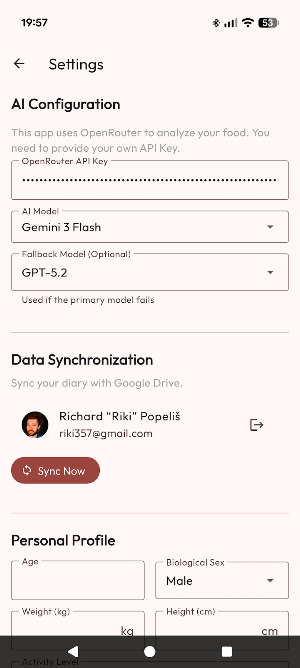 NutriNutri Screenshot 2
