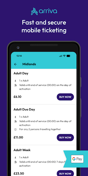 Arriva Bus App Screenshot 1